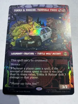 NM Tokka & Rahzar, Terrible Twos Foil Showcase MTG Teenage Mutant Ninja Turtles - Image 1