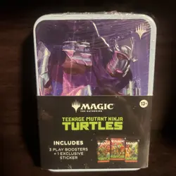 Magic: The Gathering Teenage Mutant Ninja Turtles Tin [Shredder] Box 3 Boosters - Image 1