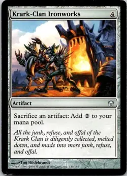 MTG Krark-Clan Ironworks Fifth Dawn English Regular 134 LP - NM x1 - Image 1
