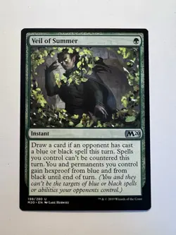 Veil of Summer - MTG Core Set 2020 - NM - Image 1