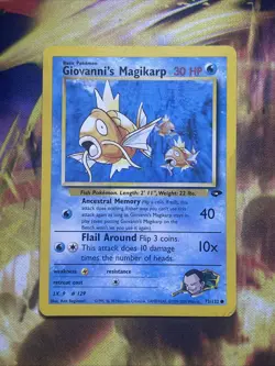 Pokemon - Giovanni's Magikarp - 73/132 - Common - Gym Challenge Mp - Image 1