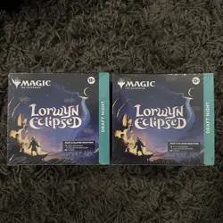 Magic the Gathering Lorwyn Eclipsed Draft Night Box 12 Booster Packs - 2 boxes! - Image 1