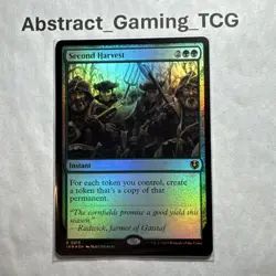 MTG - Second Harvest *FOIL* (INR #213) Innistrad Remastered - NM/M - Pack Fresh - Image 1