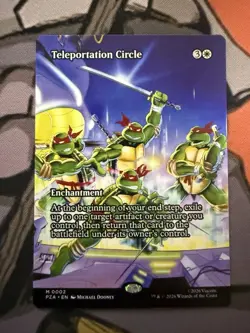 MTG Teleportation Circle (Borderless) Non-Foil #0002 - TMNT - Image 1