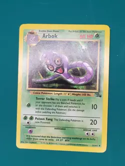 Arbok 31/62 Non Holo from Pokemon Fossil LP/MP - Image 1