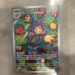 Pokemon Ambipom Illustration Rare Holo Me02: Phantasmal Flames 107/094 2025 110… - Image 1