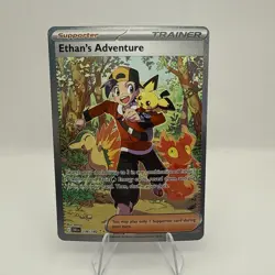 POKEMON - ETHAN'S ADVENTURE - DESTINED RIVALS - SAR - 236/182 - NM/M - TCG - Image 1
