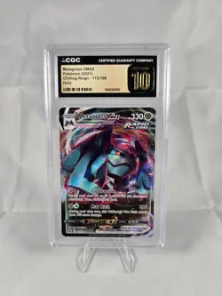 Metagross VMAX [Holo] #113 Ultra Rare CGC Pristine Grade 10 (Pokemon) - Image 1