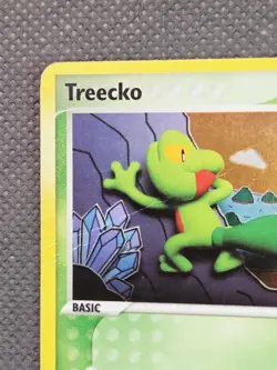 2006 Pokemon EX Crystal Guardians | Treecko Reverse Holo Stamped 67/100 TCG - Image 3