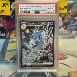 POKEMON CARD - KINGDRA EX SVP 131 SHROUDED FABLE COLLECTION BOX PROMO PSA 10 - Image 1