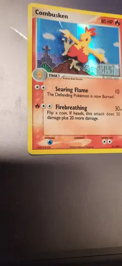 2006 Pokemon EX Crystal Guardians Combusken CG Stamp Reverse Holo #31/100 - Image 2
