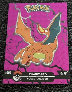 Charizard #6 - Prizm Holo Box Hit - Crystal Dark Black - Pokemon Card -FAST SHIP - Image 1