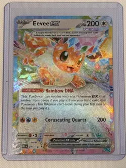 Pokemon TCG Eevee EX 75/131 Prismatic Evolutions Double Rare Holo - Image 1