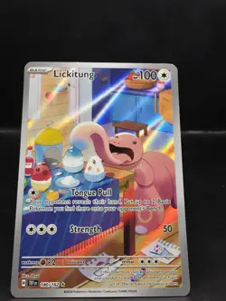 Lickitung - 180/162 - Pokemon Temporal Forces Illustration Rare Card NM - Image 1