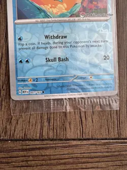 Squirtle 151 - 007/165 Scarlet & Violet Pokemon Center Stamped Promo/ Sealed - Image 3