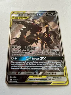 Pokemon TCG Umbreon & Darkrai GX SM241 Tag Team NM/Mint Condition - Image 2