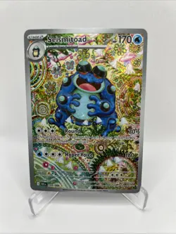 Seismitoad - 105/086 - Pokemon Black Bolt Illustration Rare NM - Image 1