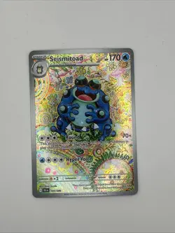Seismitoad - 105/086 - Pokemon Black Bolt Illustration Rare NM - Image 2