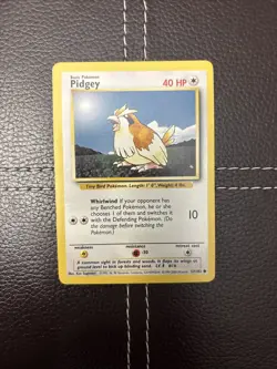 Pokemon TCG - Pidgey - 57/102 - Unlimited Base Set - LP Common (1999) - Image 1