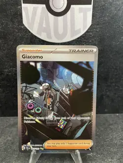 Pokemon Giacomo 267/193 Scarlet & Violet Paldea Evolved SIR - Image 2