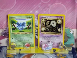 Pineco 61/75 & Unown (O) 69/75 Neo Discovery Unlimited Pokemon Tcg Lp - Image 1