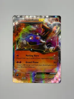POKEMON TCG - HOUNDOOM EX (21/162) ULTRA RARE - BREAKTHROUGH - NM+ - Image 1