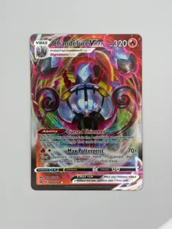 POKEMON TCG - CHANDELURE VMAX (040/264) ULTRA RARE - FUSION STRIKE - NM+ - Image 1