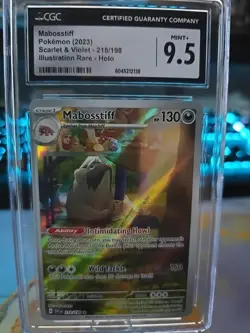 🔥 Mabostiff 218/198 S&V Base Set Secret Illustration Rare Pokemon Mint + 9.5 - Image 1