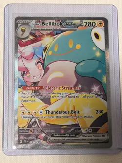 Iono’s Bellibolt ex 183/159 Special Illustration Rare Pokemon Journey Together 2 - Image 1