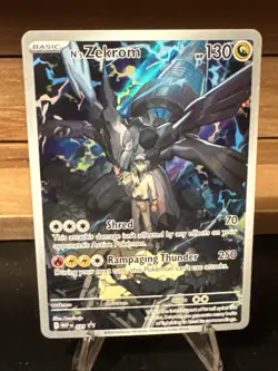 Pokemon TCG N’s Zekrom #031 Black Star Promo Full Art Ascended Heroes Promo NM/M - Image 1