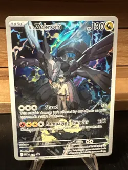Pokemon TCG N’s Zekrom #031 Black Star Promo Full Art Ascended Heroes Promo NM/M - Image 3