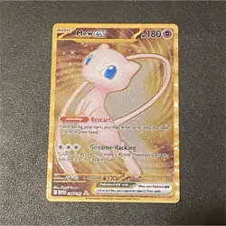 Pokemon Mew ex 205/165 Ultra Rare Full Art Holo EX Scarlet & Violet 151 180 HP - Image 1