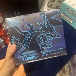 Pokemon Center ETB Phantasmal Flame Elite Trainer Box | Brand New | Slight Tear - Image 1