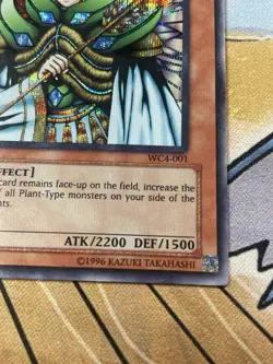 Yu-Gi-Oh Fairy King Truesdale WC4-001 Secret Rare MP - Image 3