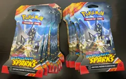 26 x Surging Sparks Sleeved Booster Packs | Brand-New | SEALED | Pokemon TCG - Image 1