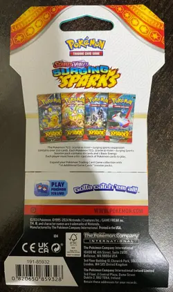 26 x Surging Sparks Sleeved Booster Packs | Brand-New | SEALED | Pokemon TCG - Image 3