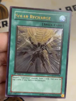 Solar Recharge LODT-EN052 Ultimate Rare 1st Edition YuGiOh! NM EURO Print - Image 2