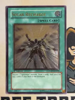 Solar Recharge LODT-EN052 Ultimate Rare 1st Edition YuGiOh! NM EURO Print - Image 3