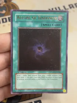 Allure of Darkness PTDN-EN084 Ultimate Rare 1st Edition YuGiOh! MP EURO Print - Image 2