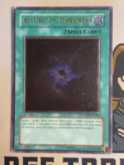 Allure of Darkness PTDN-EN084 Ultimate Rare 1st Edition YuGiOh! MP EURO Print - Image 3