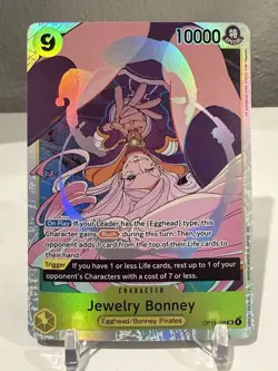 Jewelry Bonney OP13-108 SR Carrying on His Will - ONE PIECE ENGLISH - Image 1