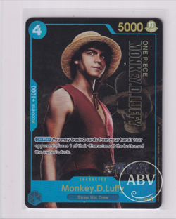 Monkey D Luffy P-055 Promo Live Action - NM - One Piece TCG - English - Image 1