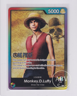 Monkey D Luffy Leader Promo Live Action Rainbow | NM I One Piece TCG | English - Image 1