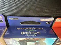 ONE PIECE Special Don Set Luffy Ace Sabo Vol. 1 Volume 2 &3 Set English Sealed - Image 3