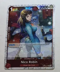 Nico Robin (Jolly Roger Foil) OP05-010 Premium Booster -The Best- Foil - Image 1