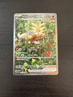 Pokemon Gouging Fire EX SIR Temporal Forces 204/162 LP - Image 1
