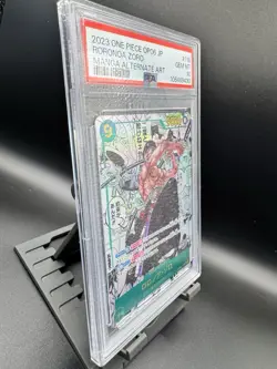 🔥 2023 ONE PIECE OP06 RORONOA ZORO MANGA ALTERNATE ART #118 PSA 10 GEM MINT 🔥 - Image 3