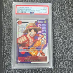 2025 One Piece 3rd Anniversary Treasure CP Pack Monkey D. Luffy ST-21-14 PSA 10 - Image 1