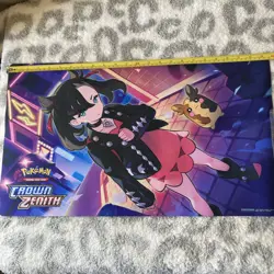 Pokemon TCG Marnie & Morpeko Crown Zenith Playmat Brand New Waifu Mat - Image 1