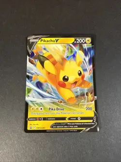 Pokemon TCG Pikachu V Crown Zenith Promo SWSH285 NM Condition - Image 1